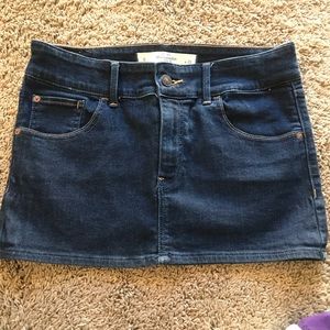 Abercrombie & Fitch denim mini skirt